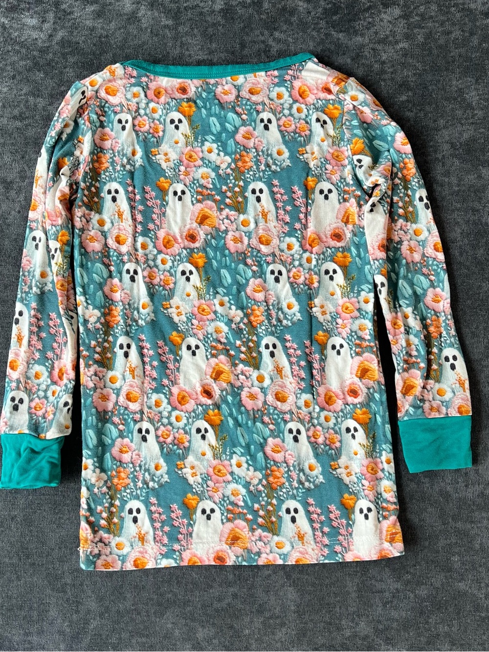Olive and Stella Girls Bamboo Ghosted Pajama Set Size 4T - Picture 5 of 9